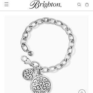 Brighton Contempo Medallion link Bracelet